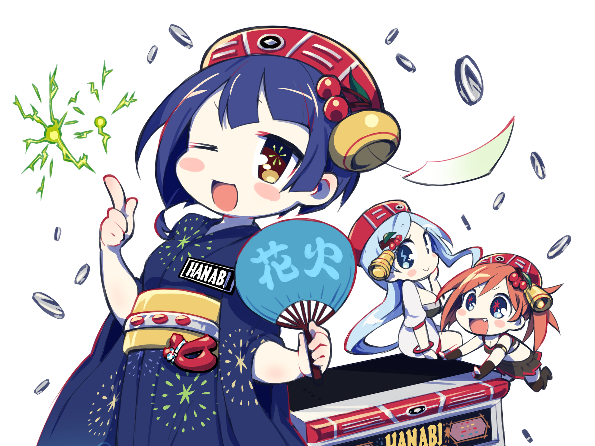 Download Anime Hanabichan ~The Girl Who Popped Out Of The Game World~ HD Wallpaper