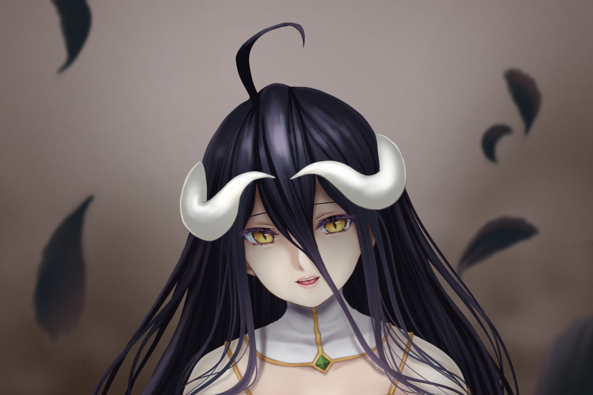Download Albedo (Overlord) Anime Overlord HD Wallpaper by なおすけ