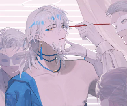 Luxiem Vox Akuma Anime Virtual Youtuber HD Desktop Wallpaper | Background Image