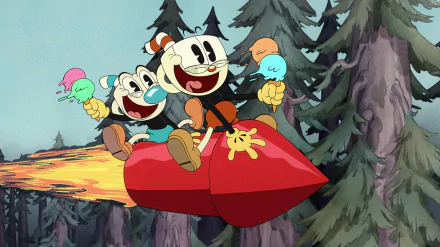 TV Show The Cuphead Show! HD Desktop Wallpaper | Background Image