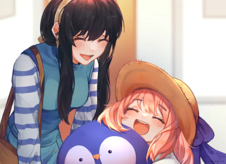 Anya Forger Yor Forger Anime Spy x Family HD Desktop Wallpaper | Background Image