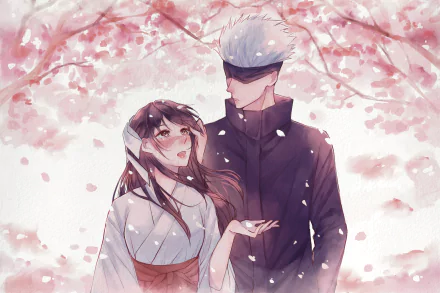 Utahime Iori Satoru Gojo Anime Jujutsu Kaisen HD Desktop Wallpaper | Background Image