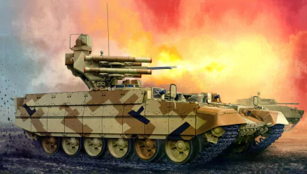 BMPT Terminator military armored personnel carrier HD Desktop Wallpaper | Background Image