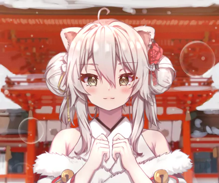 hololive Shishiro Botan Anime Virtual Youtuber HD Desktop Wallpaper | Background Image