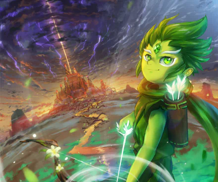 Wind Archer Cookie (Cookie Run) video game COOKIE RUN: KINGDOM HD Desktop Wallpaper | Background Image