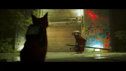 video game Stray HD Desktop Wallpaper | Background Image