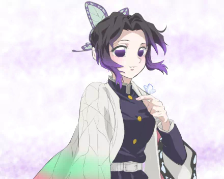 Shinobu Kochou Anime Demon Slayer: Kimetsu no Yaiba HD Desktop Wallpaper | Background Image