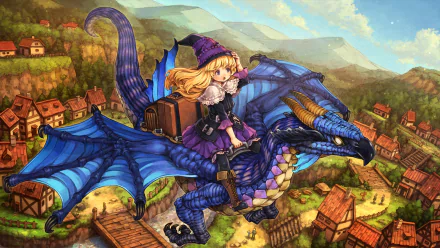 video game GrimGrimoire OnceMore HD Desktop Wallpaper | Background Image