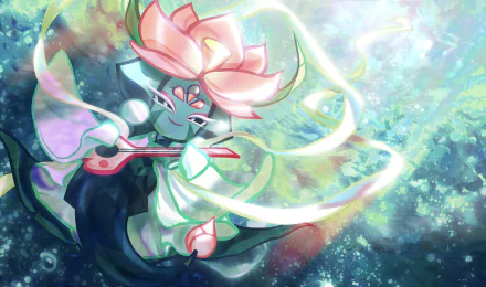 Lotus Dragon Cookie (Cookie Run) video game Cookie Run: OvenBreak HD Desktop Wallpaper | Background Image