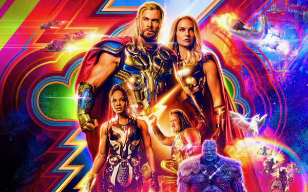 movie Thor: Love and Thunder HD Desktop Wallpaper | Background Image