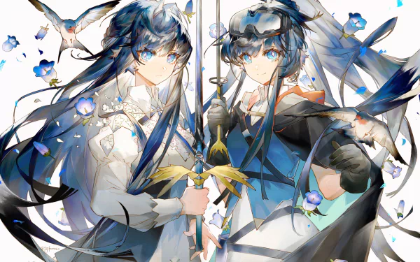 Astesia (Arknights) video game Arknights HD Desktop Wallpaper | Background Image