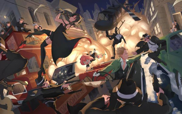 Loid Forger Anya Forger Yor Forger Anime Spy x Family HD Desktop Wallpaper | Background Image