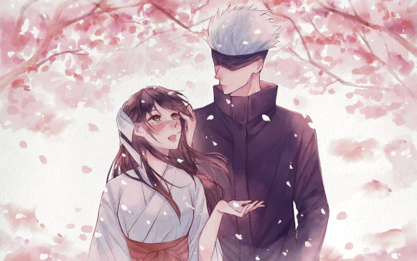 Utahime Iori Satoru Gojo Anime Jujutsu Kaisen HD Desktop Wallpaper | Background Image