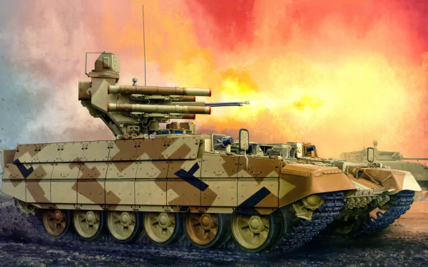 BMPT Terminator military armored personnel carrier HD Desktop Wallpaper | Background Image