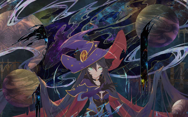 Mona (Genshin Impact) video game Genshin Impact HD Desktop Wallpaper | Background Image