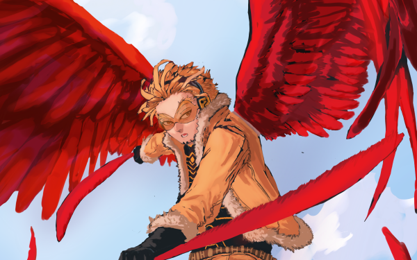 Anime My Hero Academia Hawks HD Wallpaper | Background Image