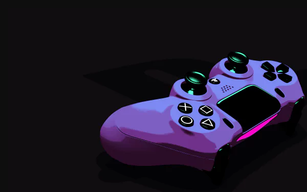 PlayStation video game controller HD Desktop Wallpaper | Background Image