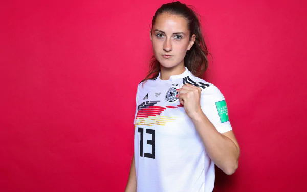 German soccer Sara Däbritz Sports HD Desktop Wallpaper | Background Image