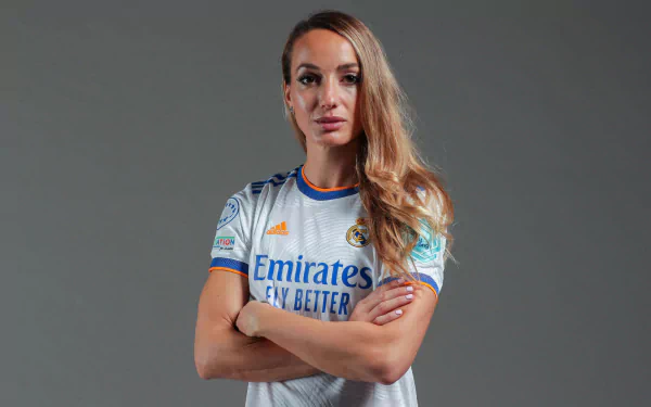 soccer Adidas Real Madrid C.F. Real Madrid Femenino Kosovare Asllani Sports HD Desktop Wallpaper | Background Image