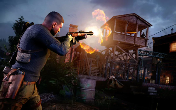 video game Sniper Elite 5 HD Desktop Wallpaper | Background Image