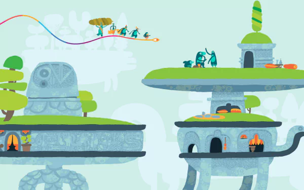 video game Hohokum HD Desktop Wallpaper | Background Image