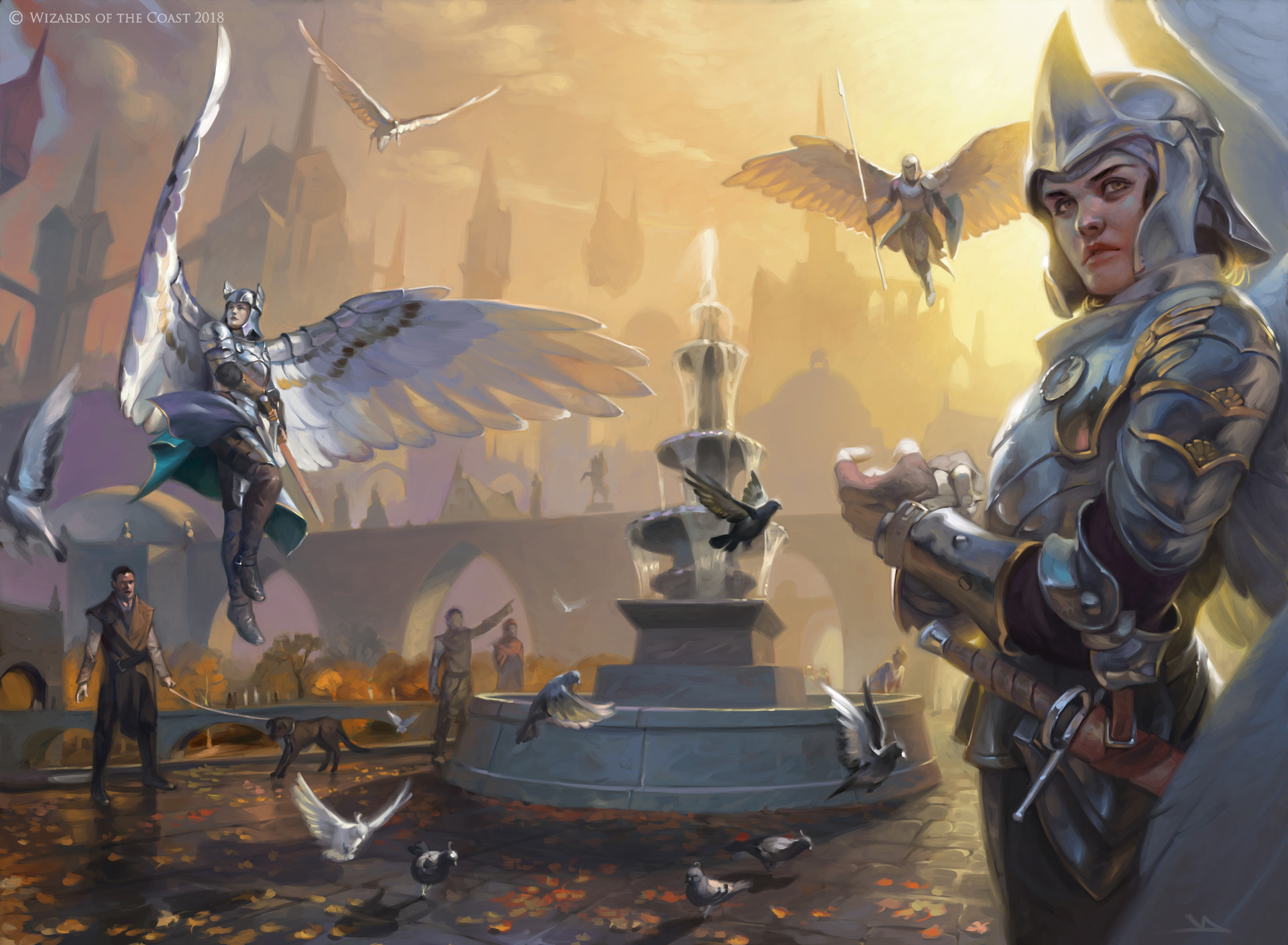 Download Man Made Magic: The Gathering HD Wallpaper by Victor Adame