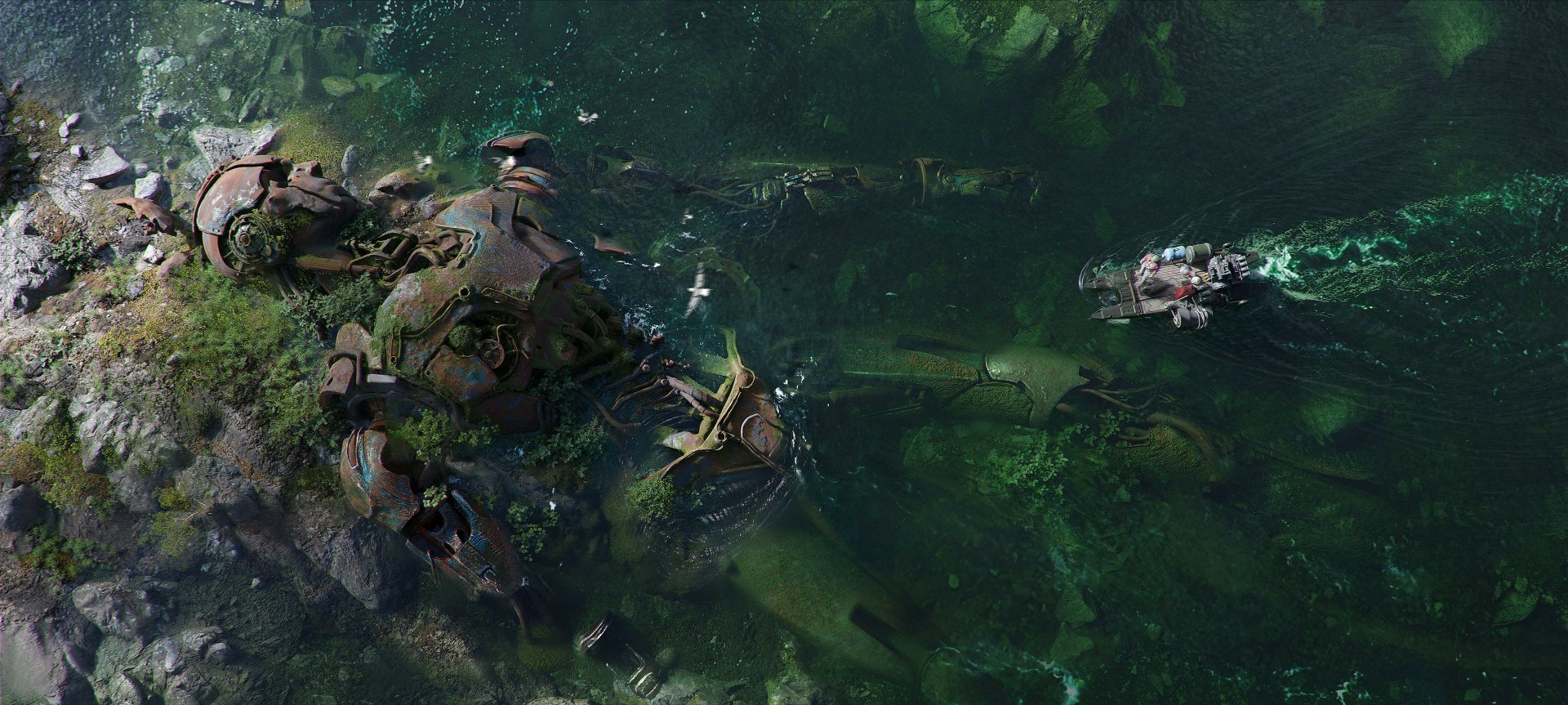 Download Sci Fi Robot HD Wallpaper by Xiangzhao Xi