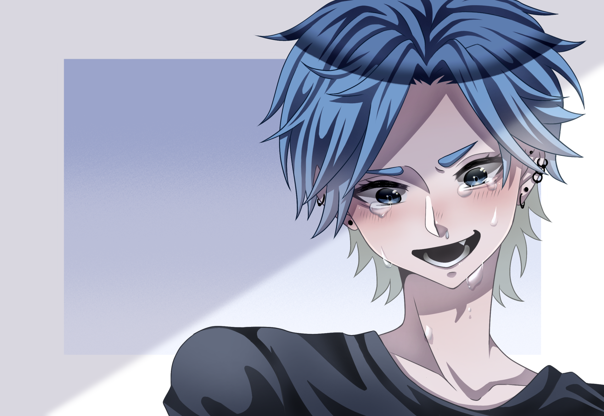 Download Anime Yarichin Bitch Club HD Wallpaper by るま