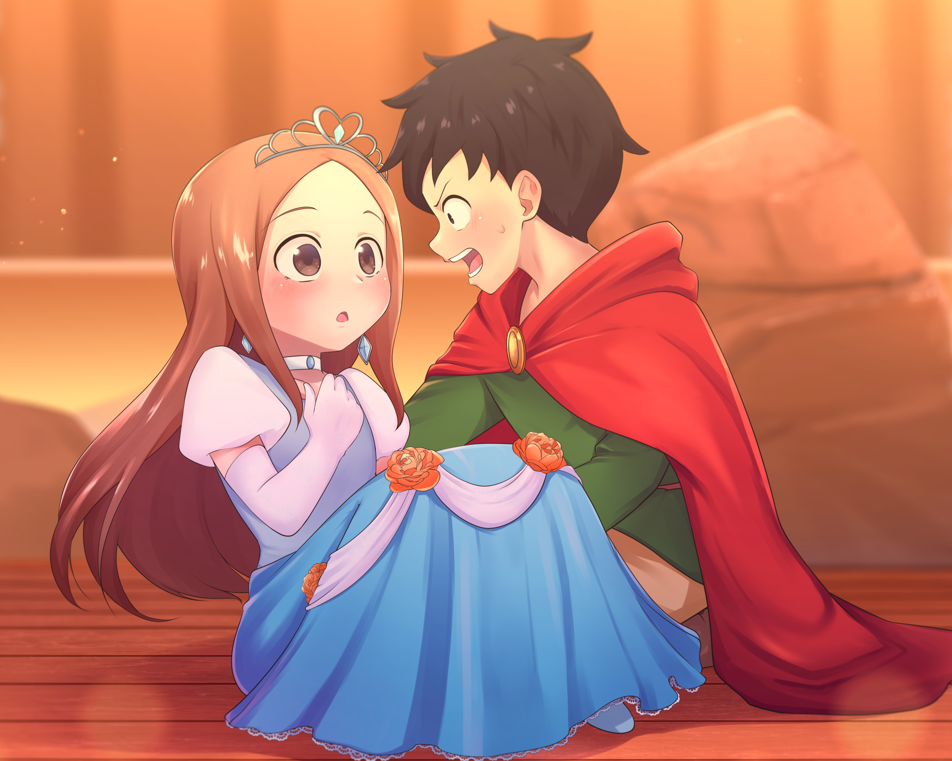 Download Nishikata (Karakai Jouzu No Takagi-san) Takagi (Karakai Jouzu No Takagi-san) Anime Teasing Master Takagi-san 4k Ultra HD Wallpaper by ハンボ