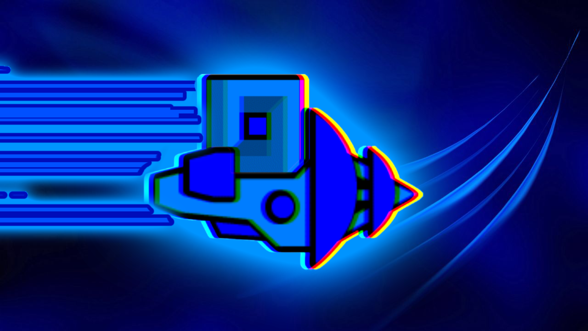 Download Blue Video Game Geometry Dash HD Wallpaper by Zapiekarix