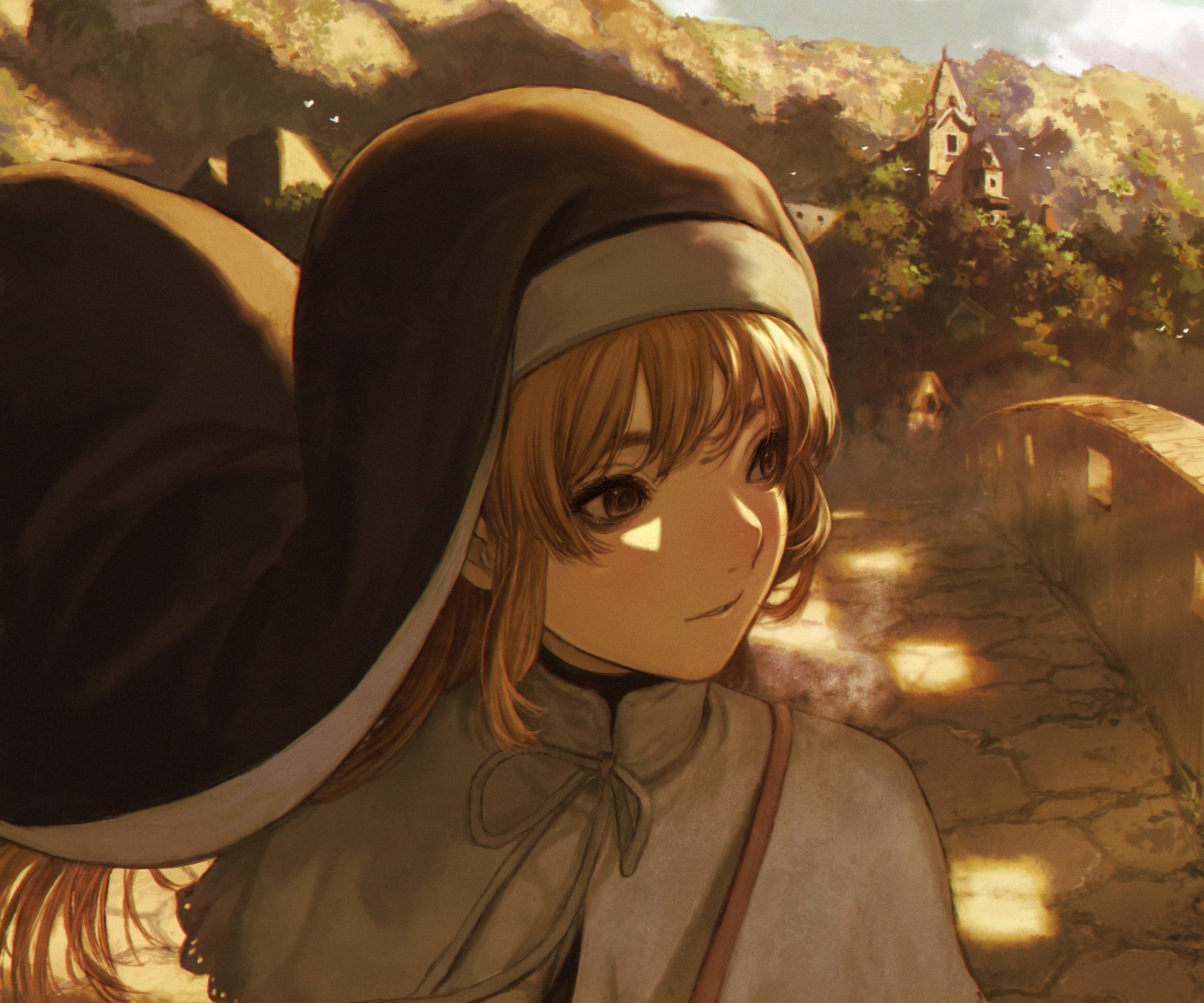 Download Sister Claire (Virtual Youtuber) Anime Virtual Youtuber HD Wallpaper