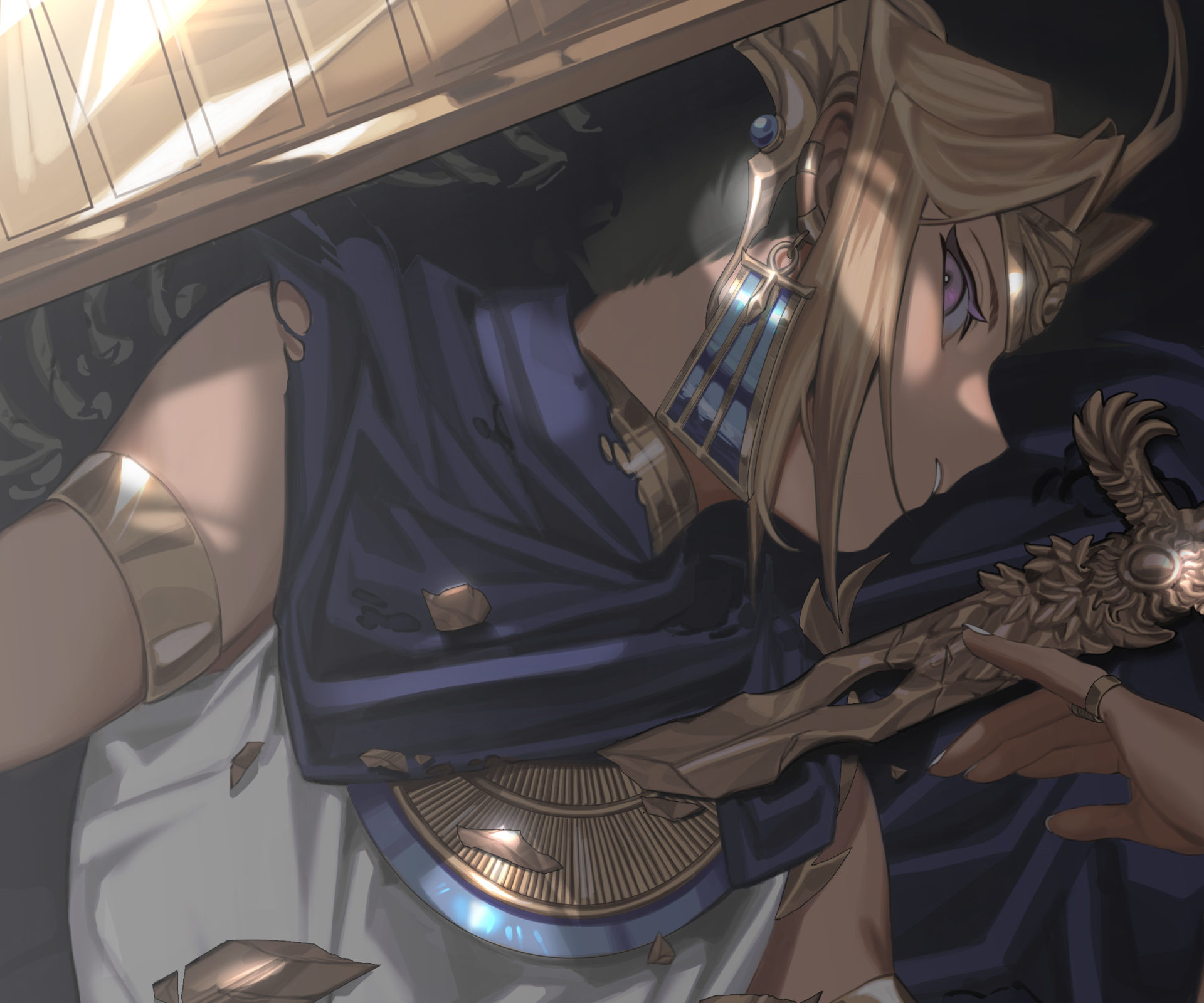 Download Pharaoh Atem Yami Yugi Anime Yu-Gi-Oh! HD Wallpaper