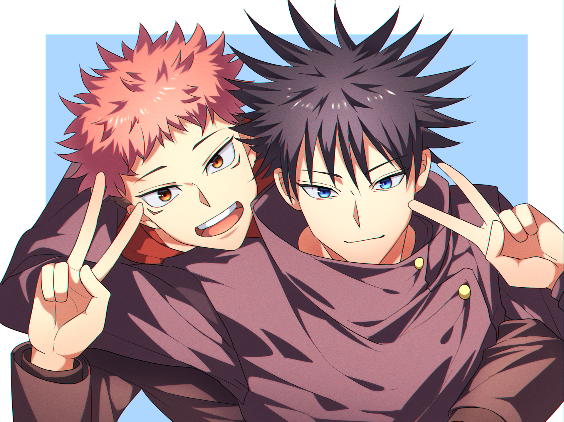 Itadori × Fushiguro — Jujutsu Kaisen Quad HD (2K) Wallpaper by ロド