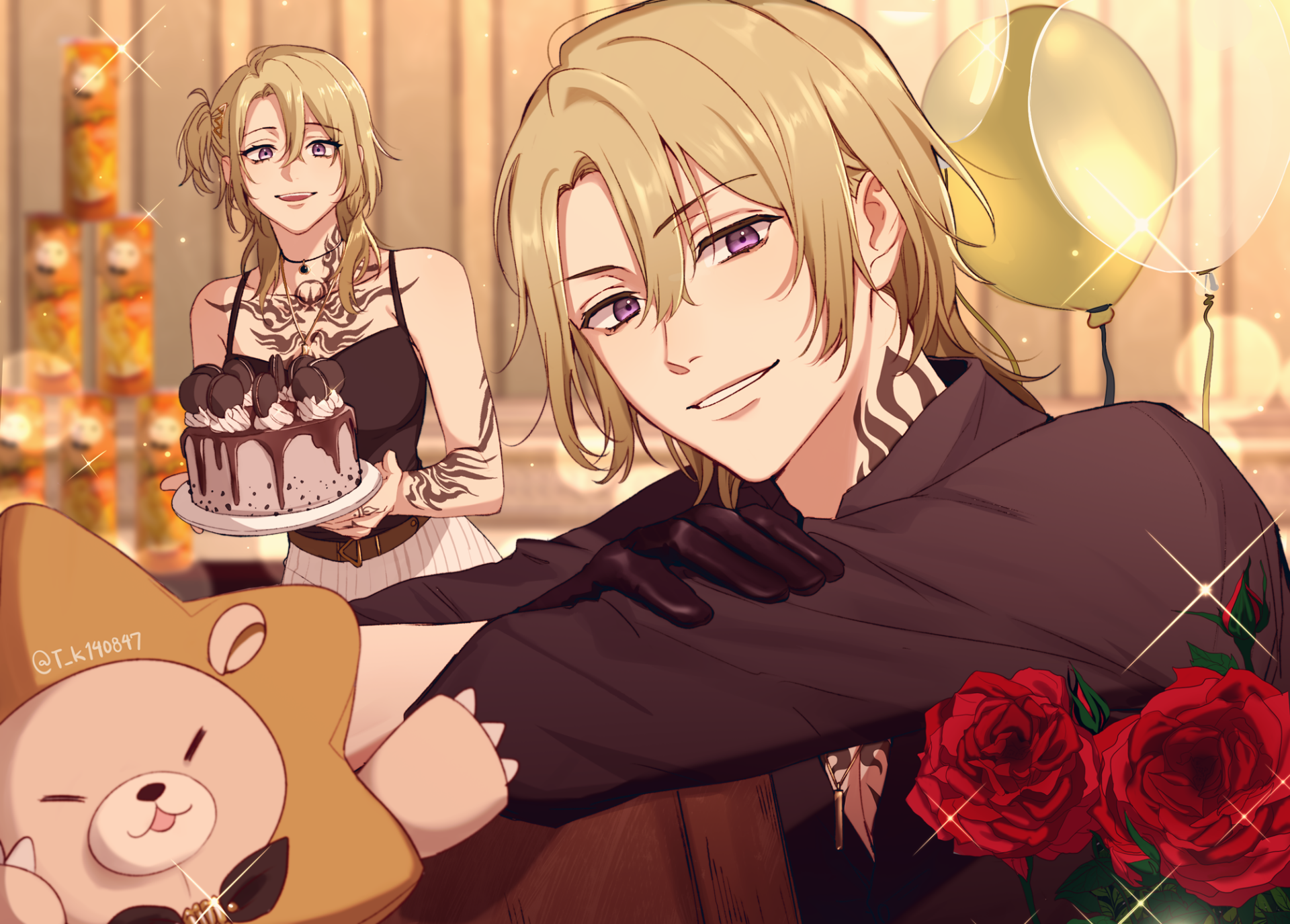 Download Luxiem Luca Kaneshiro Anime Virtual Youtuber HD Wallpaper