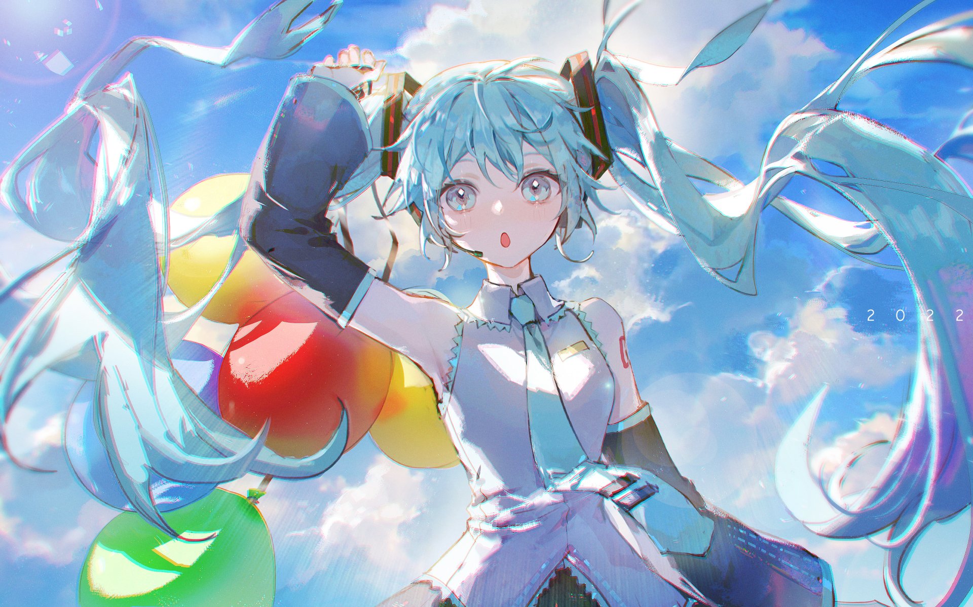 Download Hatsune Miku Anime Vocaloid HD Wallpaper