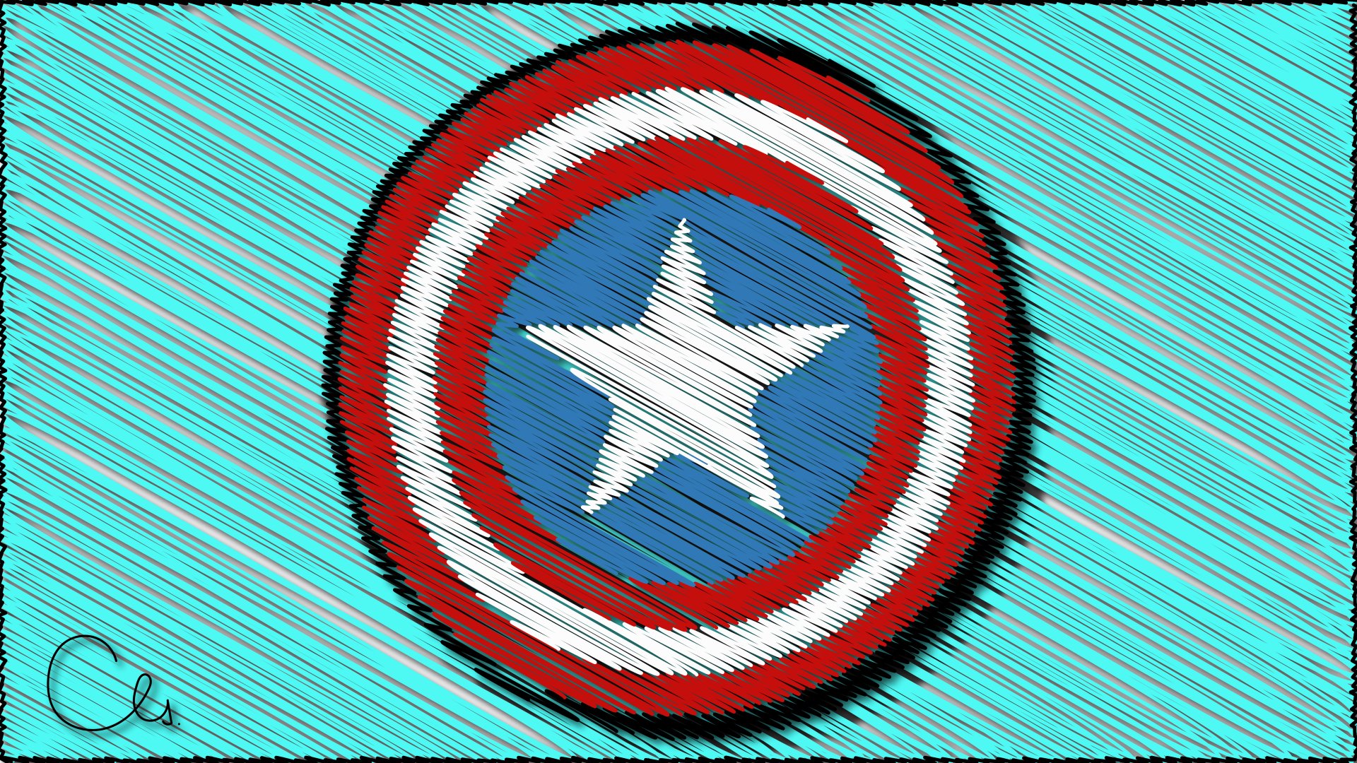 Captain América by Santi0399