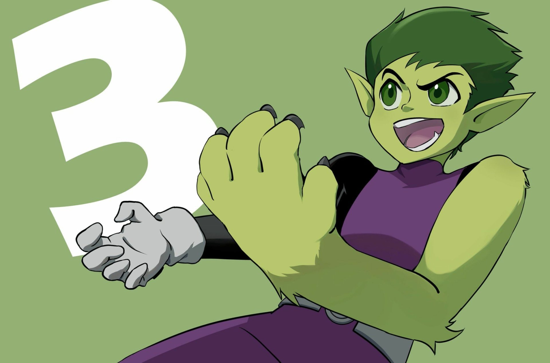 Download Beast Boy TV Show Teen Titans HD Wallpaper
