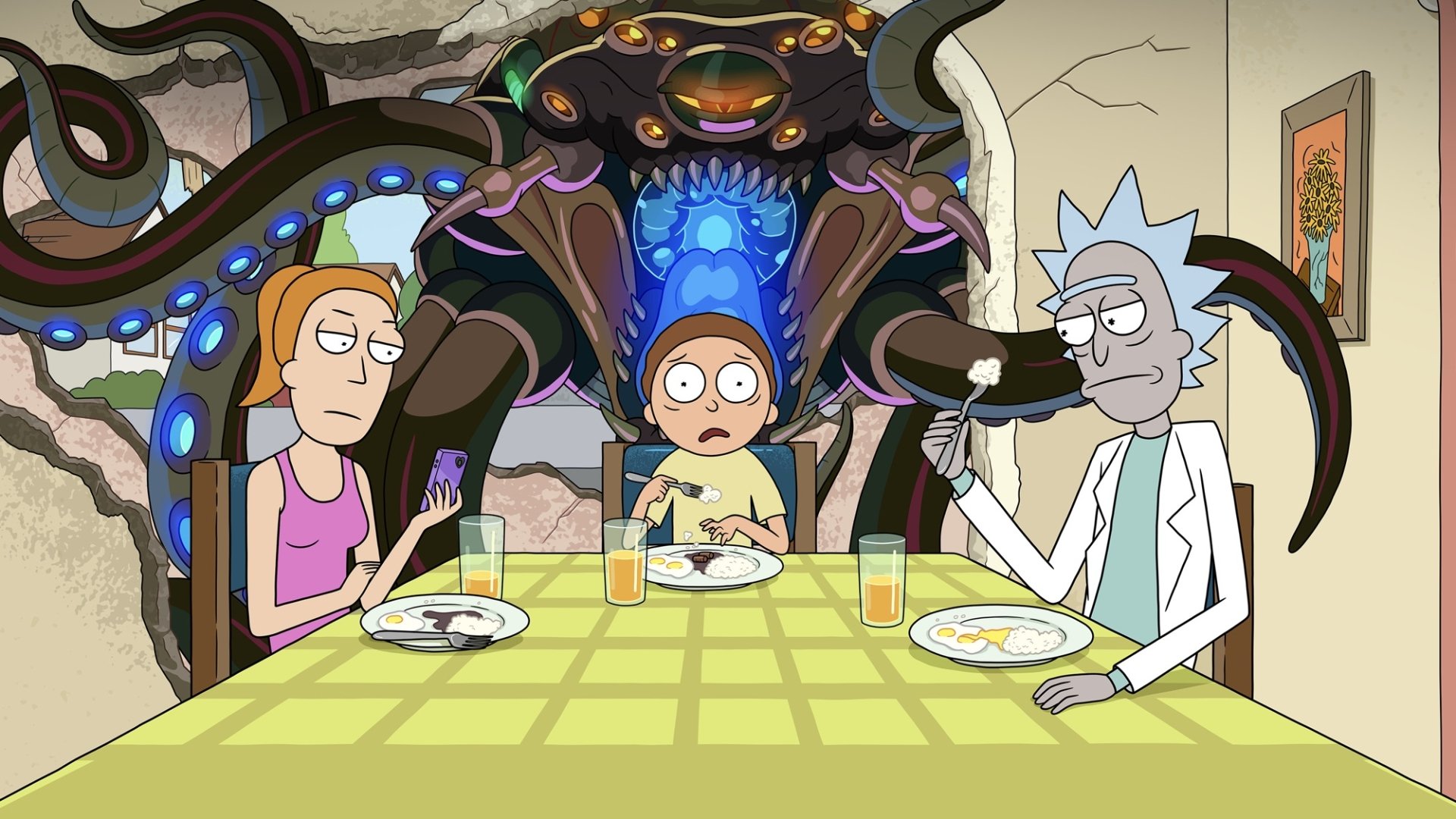 Download Summer Smith Morty Smith Rick Sanchez TV Show Rick And Morty HD Wallpaper