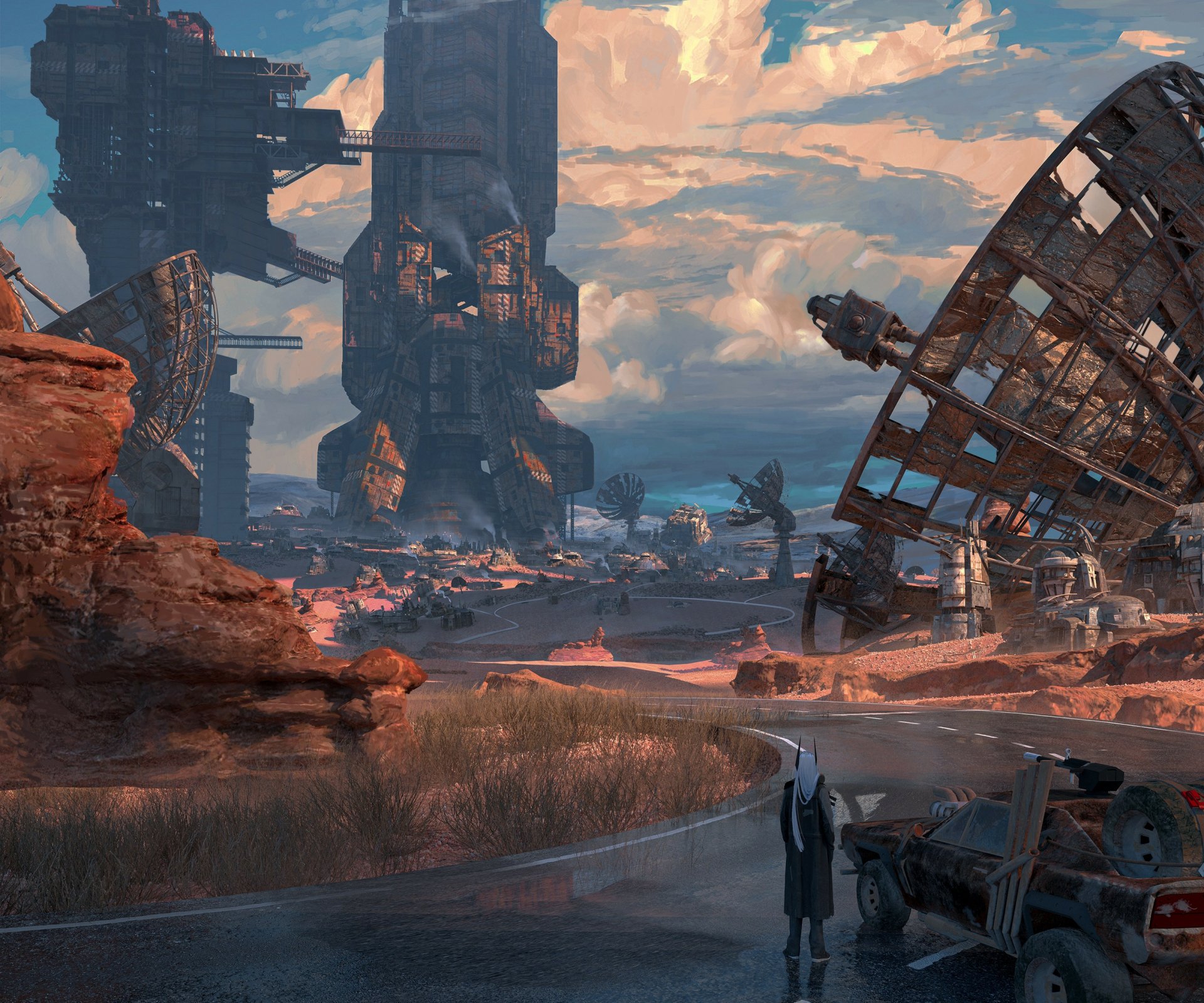 Download Sci Fi Post Apocalyptic HD Wallpaper by GYP.肝一瓶儿