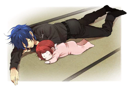 Yaeka Sakuragi Tooru Kirishima Anime The Yakuza's Guide to Babysitting HD Desktop Wallpaper | Background Image