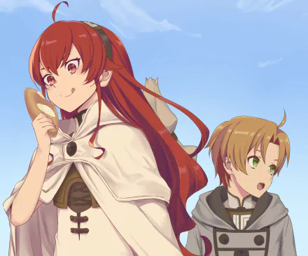 Rudeus Greyrat Eris Boreas Greyrat Anime Mushoku Tensei: Jobless Reincarnation HD Desktop Wallpaper | Background Image