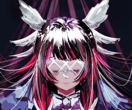 HD PC desktop wallpaper featuring Columbina from the video game Genshin Impact, showcasing detailed anime-style art with vibrant colors and intricate design.