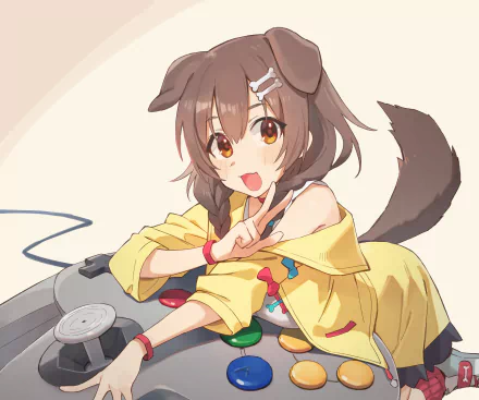 hololive Inugami Korone Anime Virtual Youtuber HD Desktop Wallpaper | Background Image