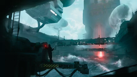 Sci Fi Structure HD Desktop Wallpaper | Background Image