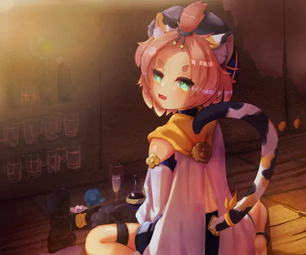 Diona (Genshin Impact) video game Genshin Impact HD Desktop Wallpaper | Background Image