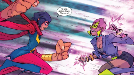 Kamala Khan Comic Ms. Marvel HD Desktop Wallpaper | Background Image