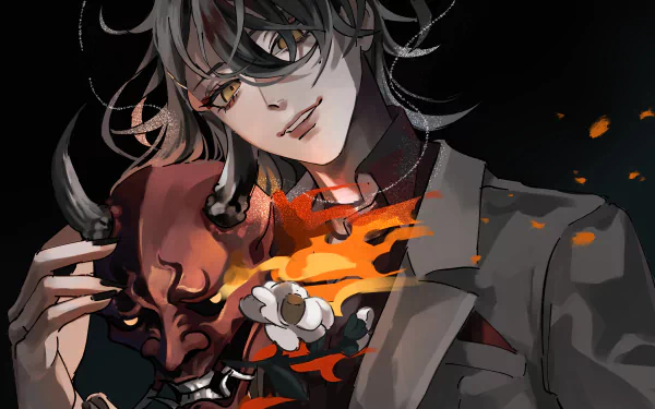 Luxiem Vox Akuma Anime Virtual Youtuber HD Desktop Wallpaper | Background Image