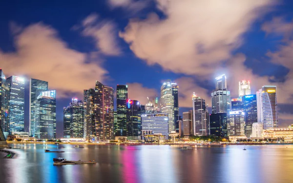 skyscraper man made Singapore HD Desktop Wallpaper | Background Image