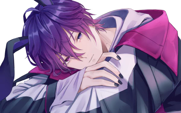 Noctyx Uki Violeta Anime Virtual Youtuber HD Desktop Wallpaper | Background Image