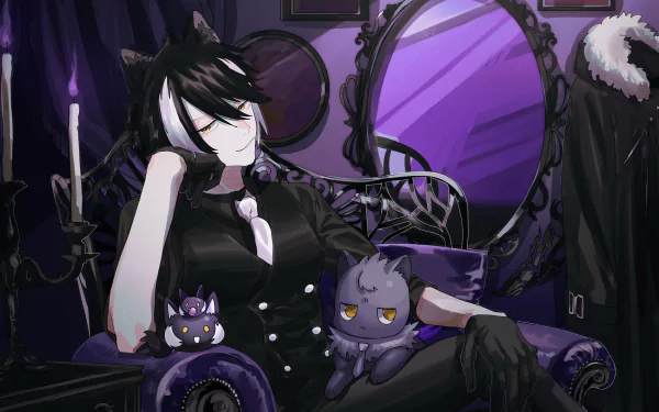 Holostars Kageyama Shien Anime Virtual Youtuber HD Desktop Wallpaper | Background Image